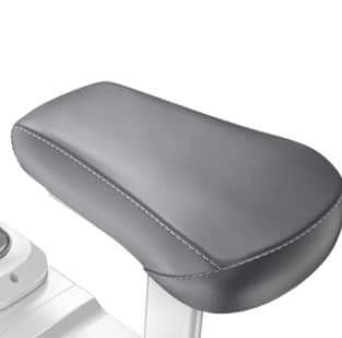 Adjustable ergonomic padded seat