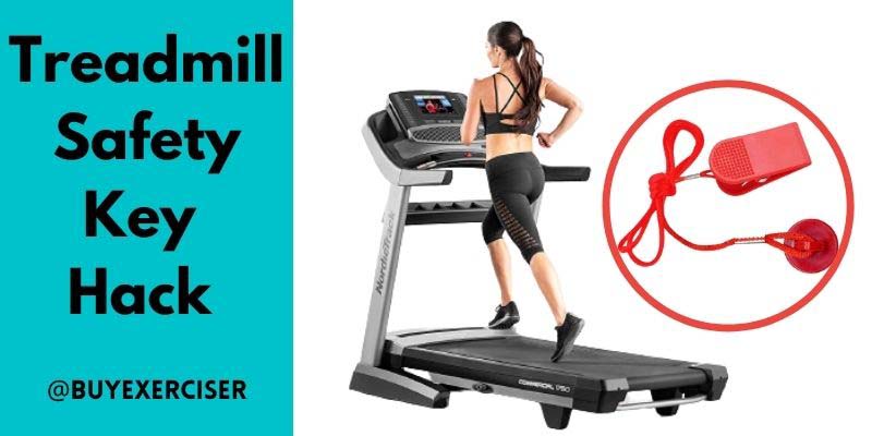 Treadmill safety key hack