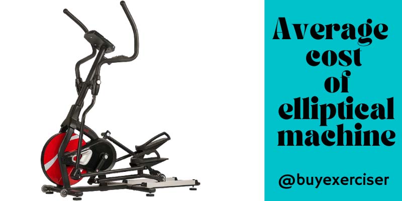 average cost of elliptical machine